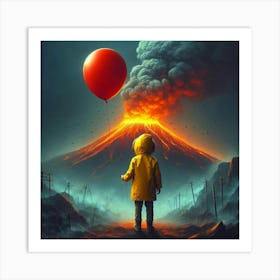 The Silence Before the Eruption Art Print