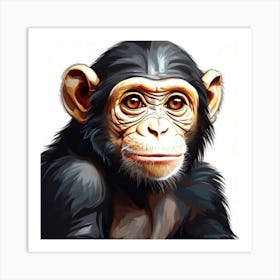 Chimpanzee Art Print