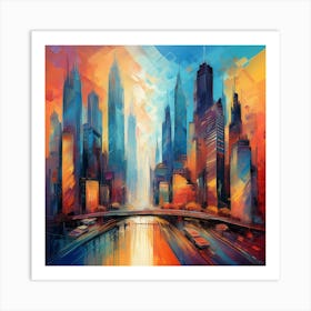 Cityscape 6 Art Print