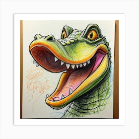 Alligator 6 Art Print