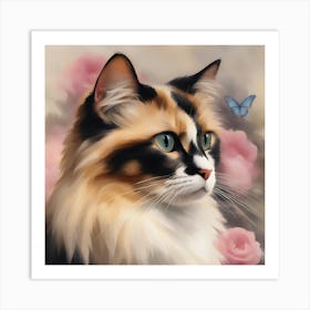 Calico Cat 1 Art Print