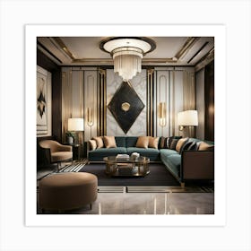 Deco Living Room 13 Art Print