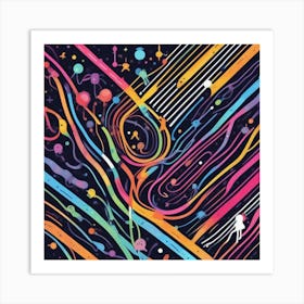 Splatter Art Art Print