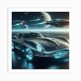 Futuristic Car 5 Art Print