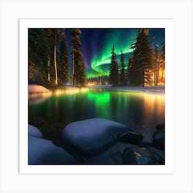 Aurora Borealis 2 Art Print