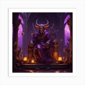 Demon Throne Art Print