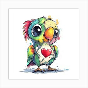 Cute Parrot Poster