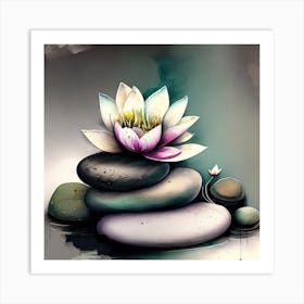 Lotus Flower Art Print