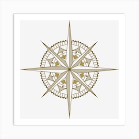 Compass Art Print