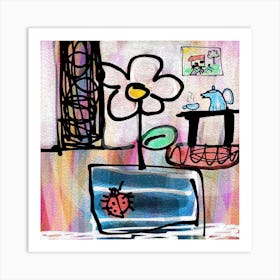 Flower In A Vase Art Print