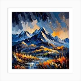 Mountain Landscape 1 Art Print