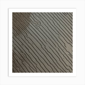 Raindrops On A Concrete Floor Art Print