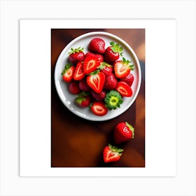 Strawberries Art Print