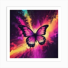 Butterfly Painting 268 Art Print