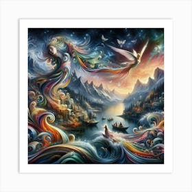 Dreamscape 9 Art Print