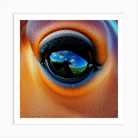 Horse'S Eye 4 Art Print