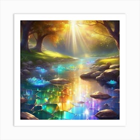 Lily Pond 10 Art Print