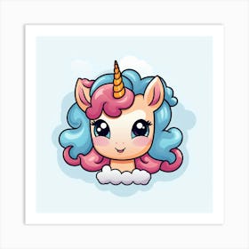 Cute Unicorn 192 Art Print