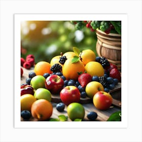 Fruit Basket 3 Art Print