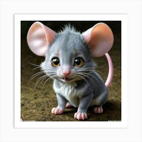 Cute Mouse 2 Art Print