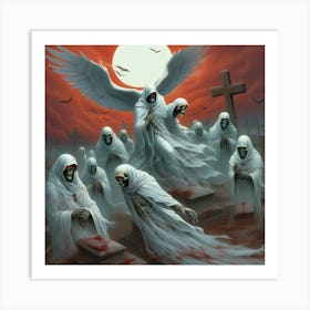 Angels Of Death Art Print