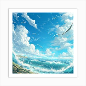 Seascape 1 Art Print