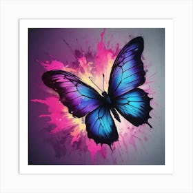 Butterfly Painting 323 Art Print