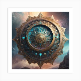 mandala in the sky Art Print