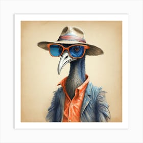 Emu!! 2 Art Print