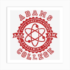 Adams College Art Print