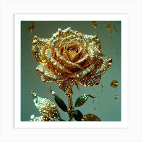 Golden Blossom Art Print