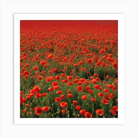 Poppy Field 1 Art Print