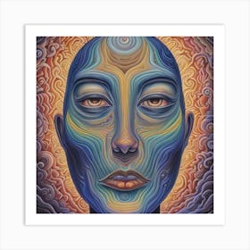 Woman'S Face 1 Art Print