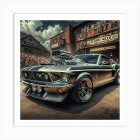 Ford Mustang Vintage Car  Art Print