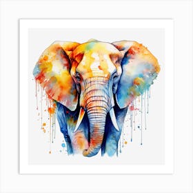 Elephant Painting 1 Art Print