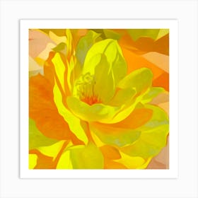 Yellow Flower Art Print