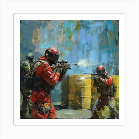 Paintball Art Print