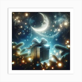 Gift Box Art Print