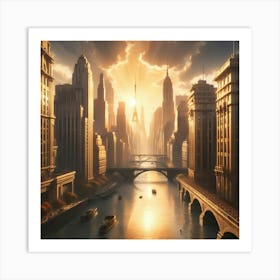 Cityscape 22 Art Print