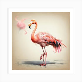 Flamingo 58 Art Print