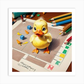 Ducky 42 Art Print