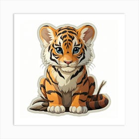 Tiger Cub 24 Art Print