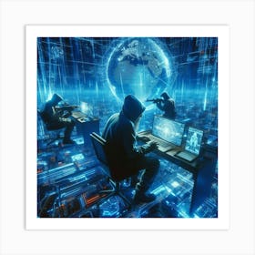 Cyber Security Art Print