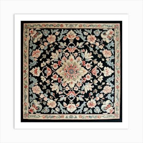 Afghan Rug Art Art Print