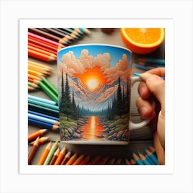 Mug Painting 1 Art Print