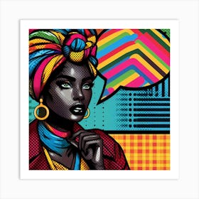 Ntombi Pop African Woman Art Print