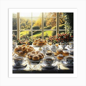 Breakfast In Bed Art Art Print