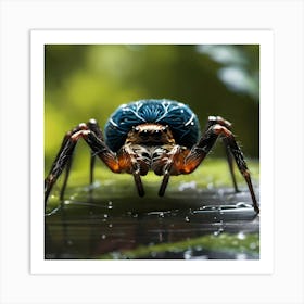 Leonardo Diffusion Xl A Majestic Arachnid Several Times Larger 1 (1) Upscayl 4x Realesrgan X4plus Anime Art Print