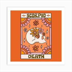 Scorpio Tarot Card Art Print