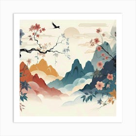 Chinese Landscape 2 Art Print